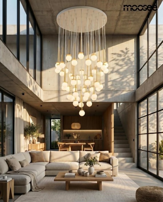 MOOSEE lampa wisząca CANNON DISC 50       złota