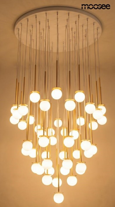 MOOSEE lampa wisząca CANNON DISC 50       złota