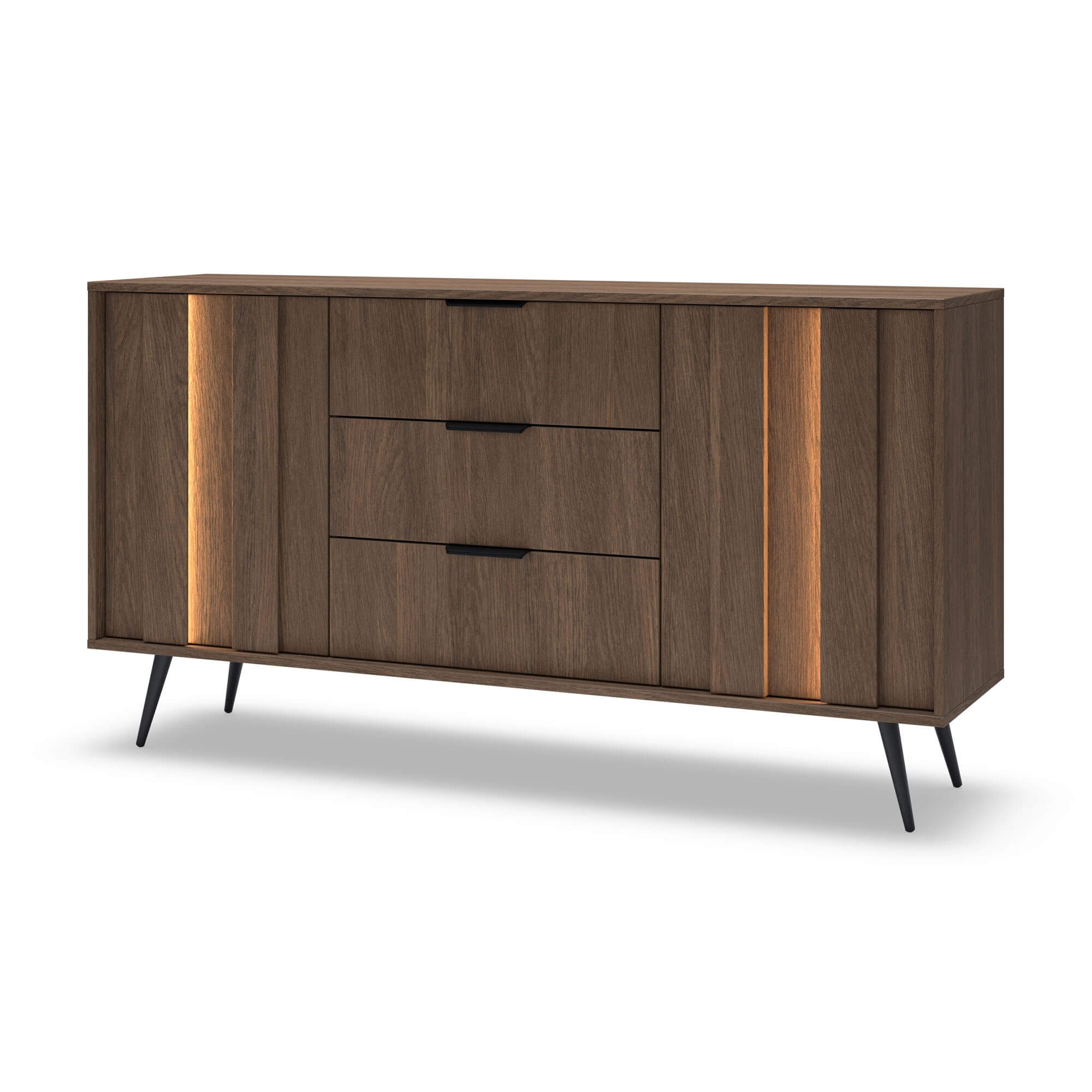 Komoda 153  AMARO | 2D3S + LED | Dąb dunin