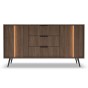 Komoda 153  AMARO | 2D3S + LED | Dąb dunin-2