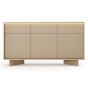 Komoda SEMI | 3D3S + LED | Bolivar naturalny + cappuccino-3