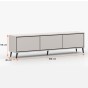 Szafka RTV FRESCO 3D | Cashmere-8