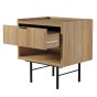 Stolik nocny EDISON | Hikora Natural | OUTLET-3