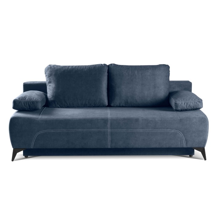 sofa na nóżkach z funkcja spania