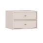 Stolik nocny wiszący TOKYO 4 2S | Typ 801 | Beż piaskowy | OUTLET-1
