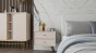 Stolik nocny wiszący TOKYO 4 2S | Typ 801 | Beż piaskowy | OUTLET-2