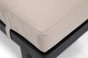 Zestaw mebli ogrodowych z aluminium PROVENCE DUO | Czarny + imitacja drewna | Beżowe poduszki OUTLET-14
