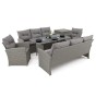 Zestaw mebli ogrodowych  MARSYLIA 8 | Technorattan | Mould | Poduszki szare 01 OUTLET-19
