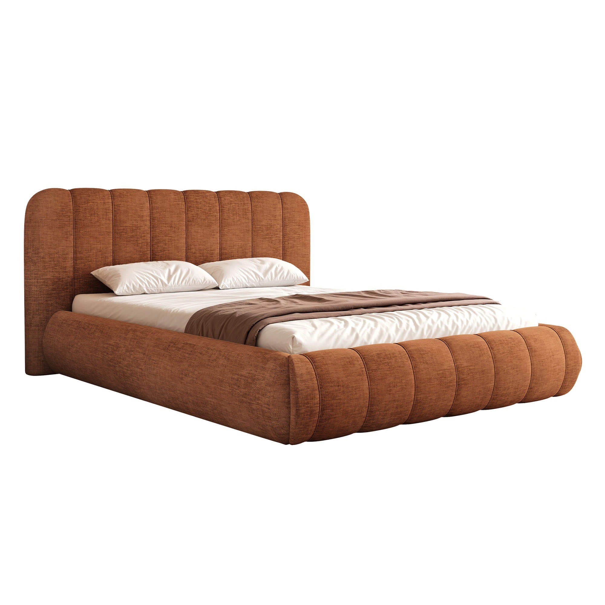 Łóżko tapicerowane z pojemnikiem MARGO | 200x200 | Kolor do wyboru