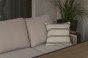 Zestaw mebli ogrodowych z aluminium PROVENCE | Czarny + imitacja drewna | Beżowe poduszki OUTLET-37