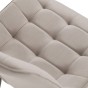 Krzesło welurowe ciemno beżowe #7 ART830C czarne nogi OUTLET-13