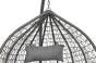 Fotel ogrodowy wiszący HC-001 | Technorattan | Czarny | Poduszki szare OUTLET-9
