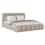 Łóżko tapicerowane z pojemnikiem SFG0200P | 160x200 | Boucle | Beż #3 | OUTLET-7