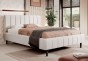 Łóżko tapicerowane SF1026 | 140x200 | Welur | Beżowy | OUTLET-1