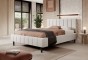 Łóżko tapicerowane SF1026 | 140x200 | Welur | Beżowy | OUTLET-3