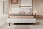Łóżko tapicerowane SF1026 | 140x200 | Welur | Beżowy | OUTLET-4