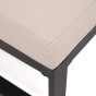 Zestaw mebli ogrodowych RAVENA DUO + Stół Sycylia | Aluminium czarny | Beżowe poduszki-14