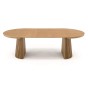 Stół okrągły rozkładany LOGAN | 120/160/200/240 Dąb natural | OUTLET-16