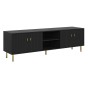 Szafka RTV PIANO 4D | Czarna-3