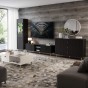 Szafka RTV PIANO 4D | Czarna-2