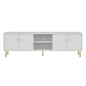 Szafka RTV PIANO 4D | Biała