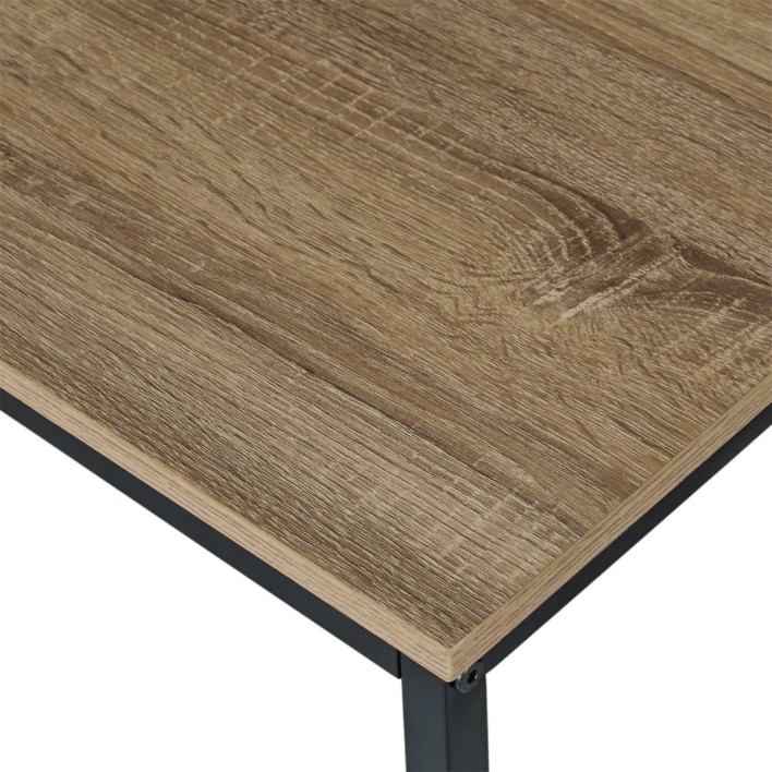 Biurko Loka 110x60cm naturalne/czarne