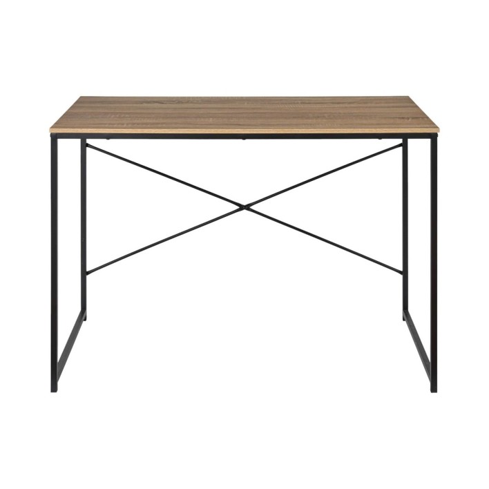 Biurko Loka 110x60cm naturalne/czarne