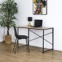 Biurko Loka 110x60cm naturalne/czarne-7