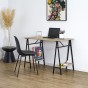 Biurko Archi 110x60cm naturalne/czarne-3
