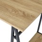 Biurko Archi 110x60cm naturalne/czarne-4