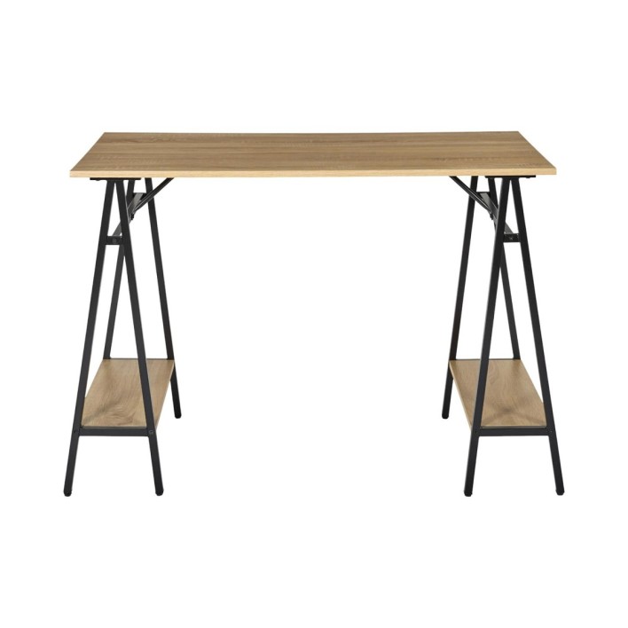 Biurko Archi 110x60cm naturalne/czarne