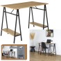 Biurko Archi 110x60cm naturalne/czarne-7