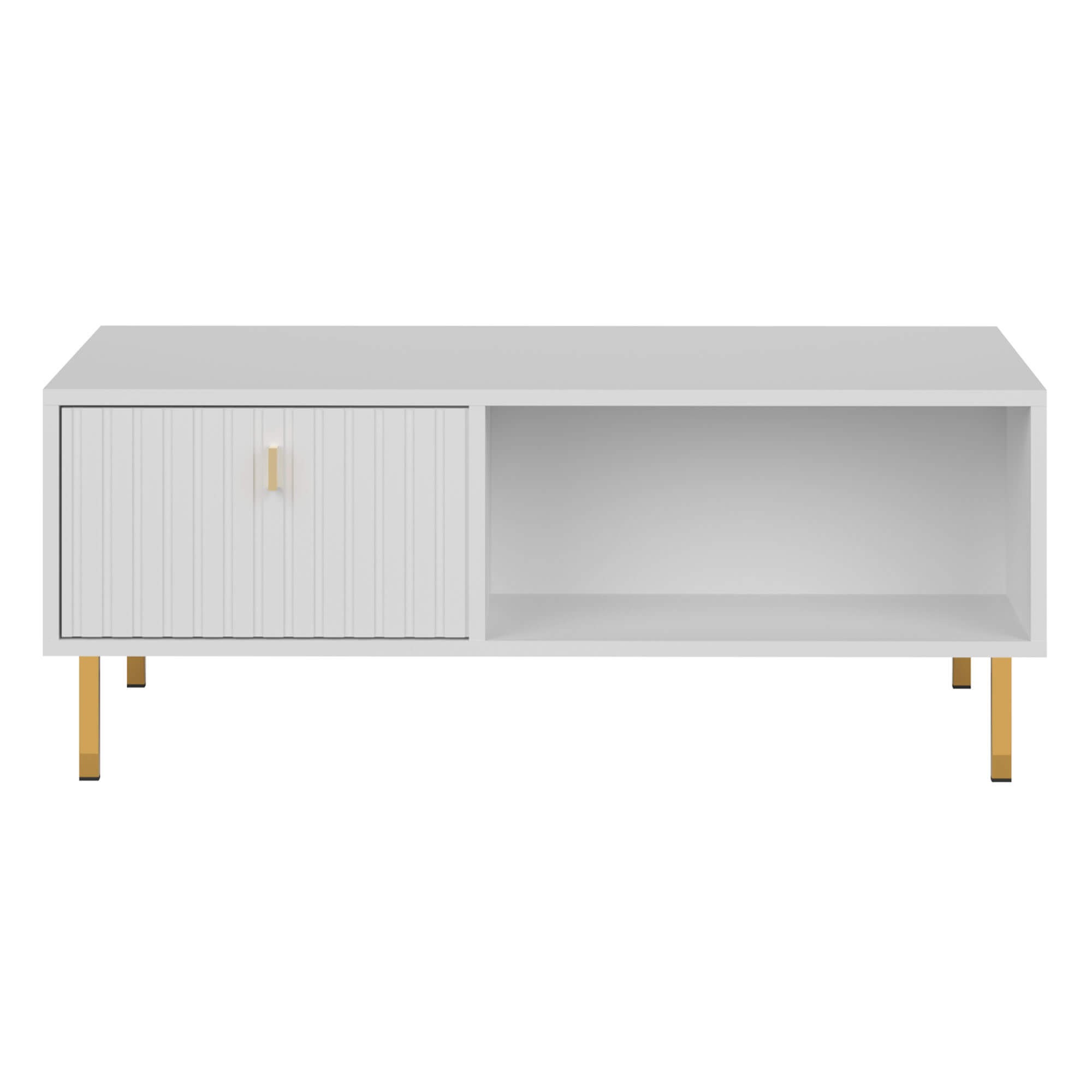 Stolik kawowy PIANO 2D | Biały