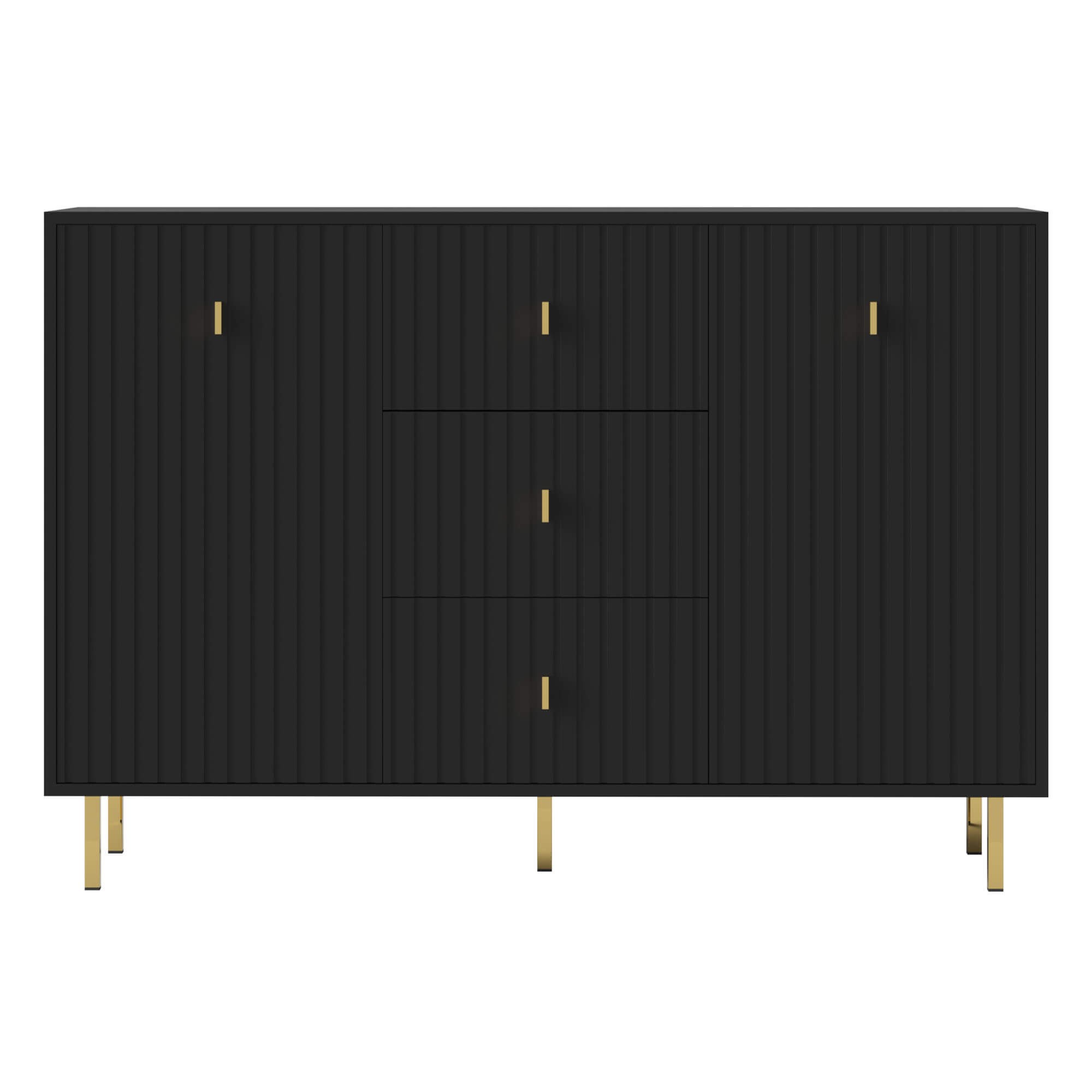 Komoda PIANO 2D3S | Czarna