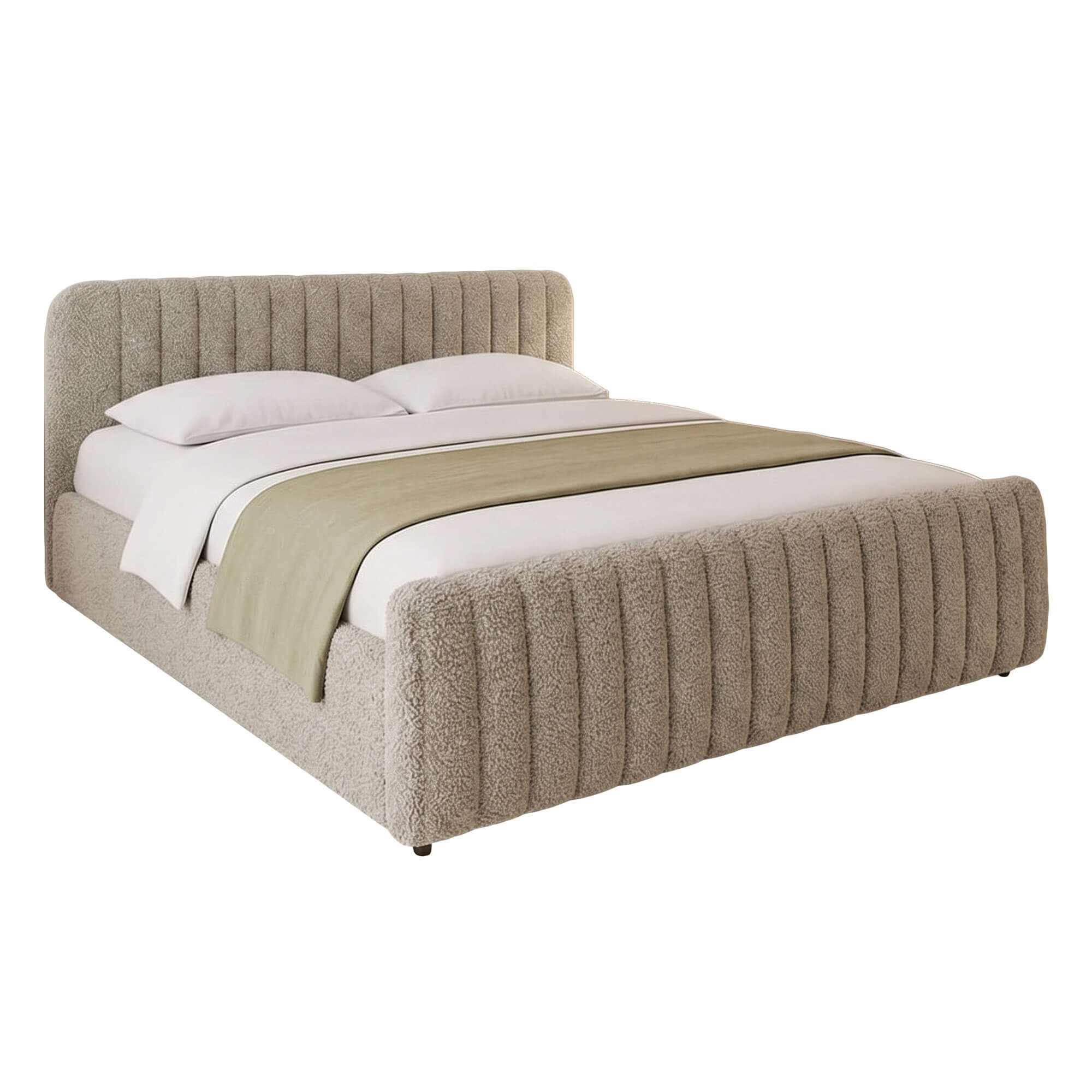 Łóżko tapicerowane SF1078P | 160x200 | Boucle | Quelle 6 | SZYBKA WYSYŁKA