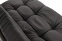 Huśtawka ogrodowa GRACJA YN8209 | Czarny | Poduszki ciemne szare OUTLET-14