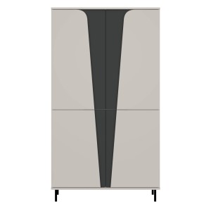 Regał ASTORIX 4D | Cashmere/Graphite