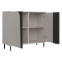 Komoda ASTORIX 2D | Cashmere/Graphite-4