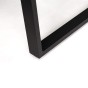 Zestaw mebli ogrodowych RAVENA DUO + Stół Sycylia | Aluminium czarny | Szare poduszki OUTLET-14