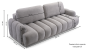 Sofa rozkładana Cambiale | Kolor do wyboru-9