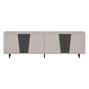 Szafka RTV FELIX 4D | Cashmere/Graphite