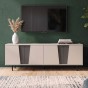 Szafka RTV FELIX 4D | Cashmere/Graphite-2