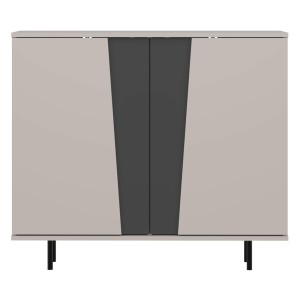 Komoda FELIX 2D | Cashmere/Graphite