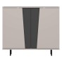 Komoda FELIX 2D | Cashmere/Graphite-1