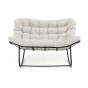 Ogrodowa sofa, fotel bujany, poduszka jasny beż #210 | OUTLET-4