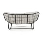 Ogrodowa sofa, fotel bujany, poduszka jasny beż #210 | OUTLET-9