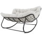 Ogrodowa sofa, fotel bujany, poduszka jasny beż #210 | OUTLET-11
