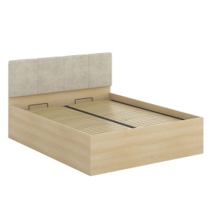 Łóżko z pojemnikiem i stelażem TERRA 160x200 | 24LGON51 | Dąb Lindberg