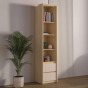 Regał 2S TERRA | 24LBON83 | Dąb Lindberg / Beż Piaskowy-2
