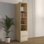 Regał 2S TERRA | 24LBON93 | Dąb Lindberg / Beż Piaskowy-3